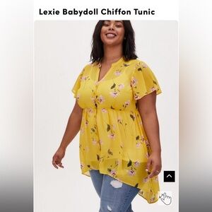 Torrid baby doll tunic